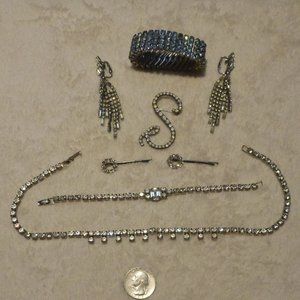 Vintage Diamond Costume Jewelry